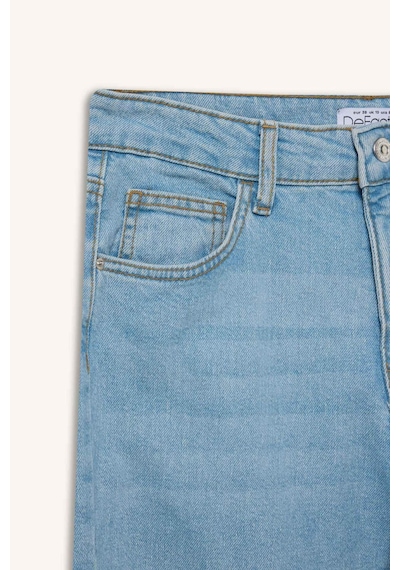 DeFacto Comfort Mom Yüksek Bel Kısa Paça Jean Pantolon E1677AX25SMNM39