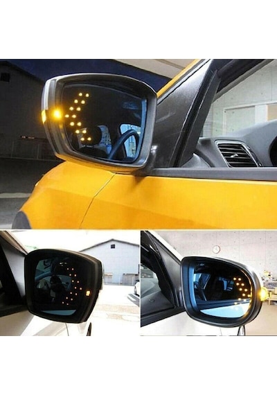Honda Civic Fb7 Uyumlu Ayna Gündüz Ledi Amber Renk 14 Led'li Fs