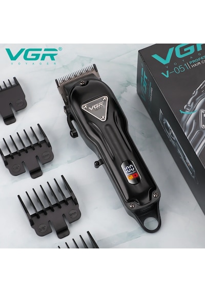 Vgr V-051 Profesyonel Şarjlı Saç Kesme Makinesi - 300 Dakika Kesintisiz Güç & Seramik Bıçak