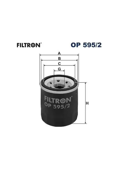 Nissan Note E11 Yag Filtresi 1.6 2006-2013 Fıltron Op5952