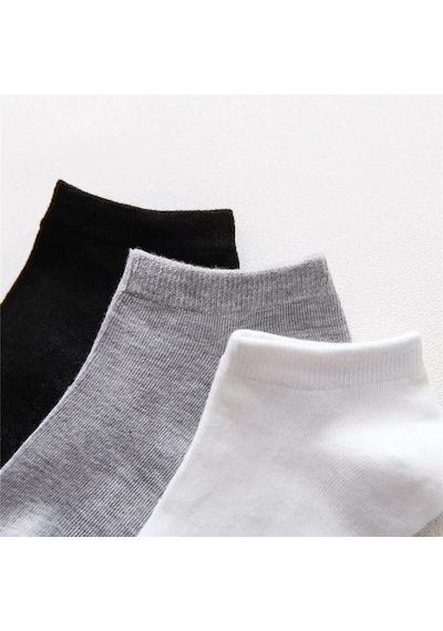 Bgk Unisex Yazlık Patik Çorap 'li Extra Rahat Gri Gri