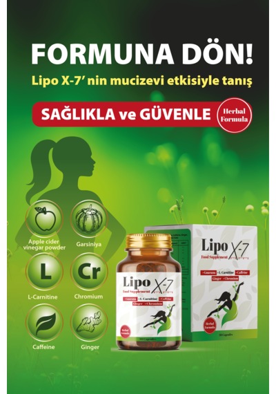Lipox-7 Food Supplemet 30 Kapsül Aromasız