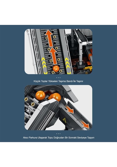 Reobrix Technic 22023 Maden Makinesi Kumanda&motorlu Yaratıcı Yapı Blok Seti Building Blocks Mining Machinery -3338parça