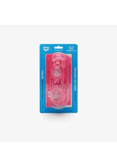 Arena Çocuk Pembe Boneş-havuz Gözlüğü Seti - 92423 Pembe