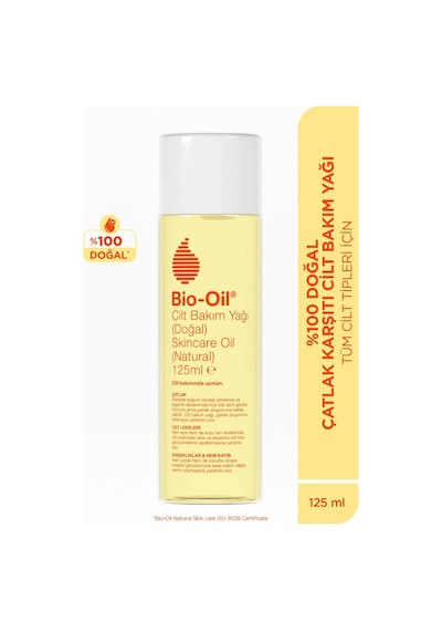 Bio Oil %100 Natural Çatlak Karşıtı & Leke Karşıtı Nemlendirici Doğal Cilt Bakım Yağı 125 ML