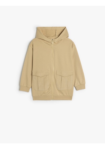 Koton Oversize Kapşonlu Fermuarlı Sweatshirt Cepli Uzun Kollu Pamuklu Şardonlu Deve Tüyü 5wkb10416tk Taba Koton Oversize Kapşonlu Fermuarlı Sweatshirt Cepli Uzun Kollu Pamuklu Şardonlu Deve Tüyü 5wkb10416tk Taba