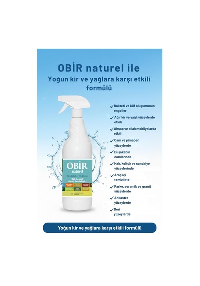 Obir Genel Temizleyici 1lt Tekli