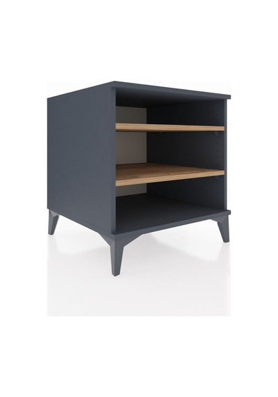 Kronos Komodin 2 Raflı 60x59x64 Antrasit-çam Antrasit