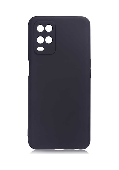 Kilifone - Oppo Uyumlu A54 4g - Kılıf Mat Renkli Esnek Premier Silikon Kapak - Siyah