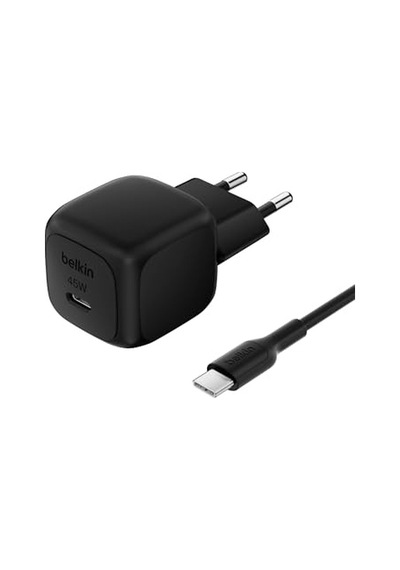 Kompakt Duvar Şarj Cihazı 45 W + Usb-c - Usb-c Kablosu, Apple İphone 17, 16, 15, 14, Plus, Pro, Pro Max, Samsung Galax
