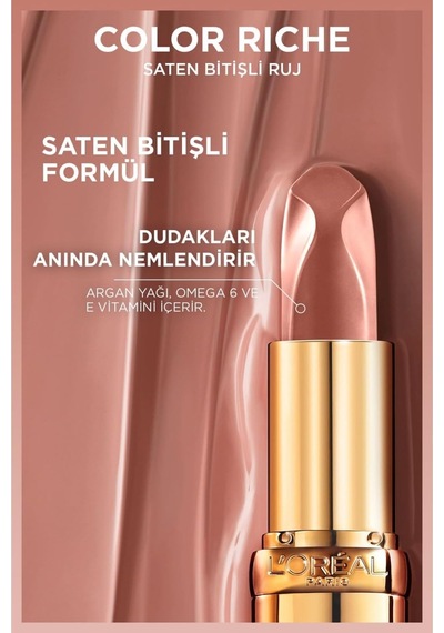 Color Riche Saten Bitişli Ruj - 107 Seine Sunset Nude Çok Renkli