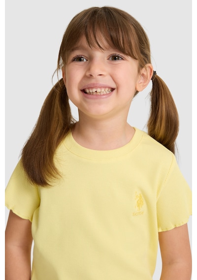 U.s. Polo Assn. Kız Çocuk Açık Sarı Tişört Basic 50325610-vr004 Acık Sarı U.s. Polo Assn. Kız Çocuk Açık Sarı Tişört Basic 50325610-vr004 Acık Sarı
