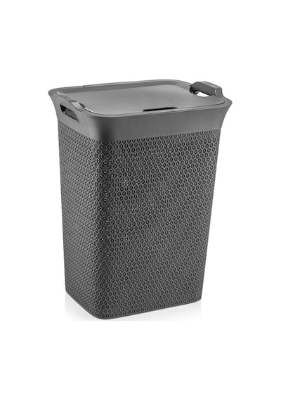 Omnipazar Sy-4630 Plastik Safir Kirli Çamaşır Sepeti 55 Lt Antrasit Antrasit