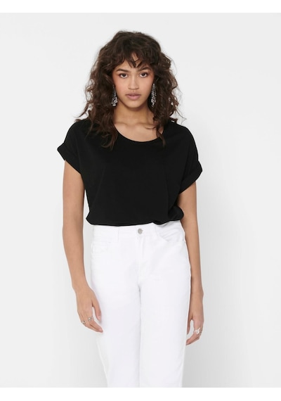 Onlmoster S/s O-neck Top Noos Jrs Siyah 001