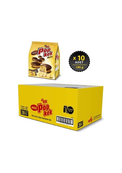 Eti Popkek Mini Muzlu 10 x 180 G