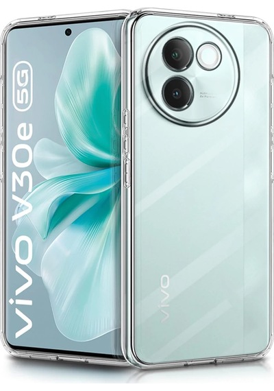 Muratech Newface Vivo V30e Kılıf Lüx Şeffaf Silikon