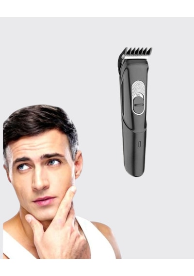 Taşınabilir Şarjlı Saç Sakal Tıraş Makinesi 3 Taraklı, Sessiz Ve Ergonomik