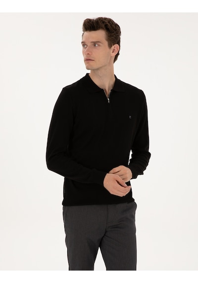 Pierre Cardin Erkek Siyah Kazak /triko 50314191-vr046 Siyah