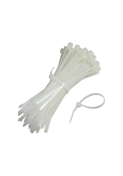 3.6 250mm - Siyah - 25cm Kablo Bağı - Cırt Kelepçe
