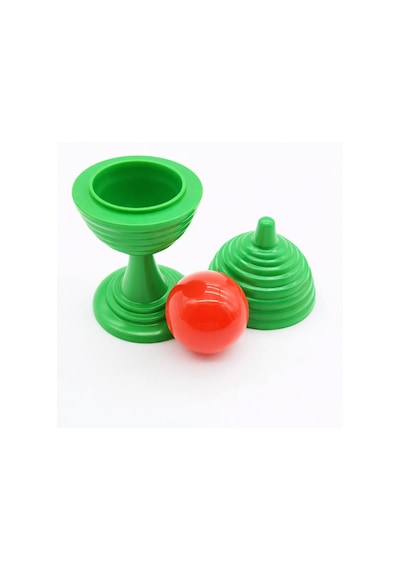 Yeşil Renk Sihirli Kupa Top Kaybetme Oyunu 7 Cm Tdrtr