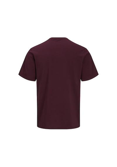 Jack & Jones Erkek Bisiklet Yaka Gögüs Baskili Tisört - Noge - 12310399 Port Royale