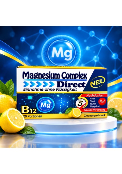 Magnesium Complex Direct Limon Aromalı 20 Porsiyon