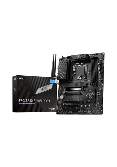 Msı Pro B760-p Wıfı Ddr4 Intel B760 Soket 1700 Ddr4 5333 Oc Mhz Atx Gaming Oyuncu Anakart