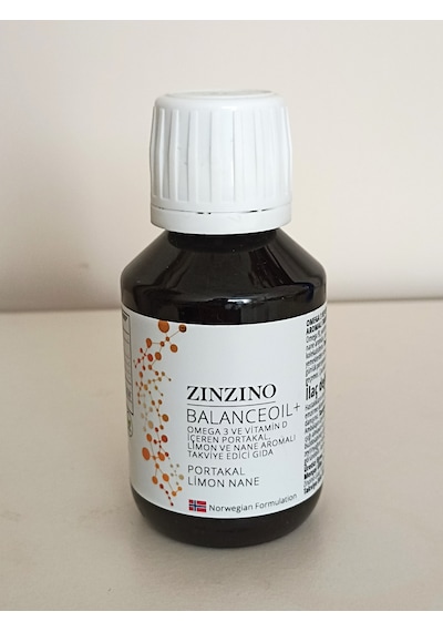Zinzino Balanceoil Omega 3 Ve D Vitamini İçeren Portakal Limon Ve Nane Aromalı 100 Ml