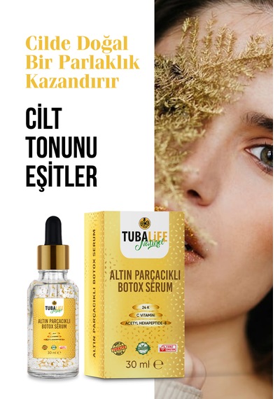 Tubalife Solucan Serisi  Kremi 50 ML + 24K Serum 30 ML + Sabun 100 G