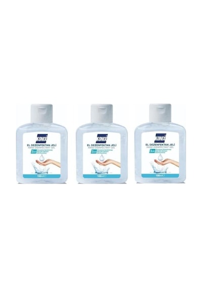 Konix El Dezenfektan Jeli 3 x 100 ML