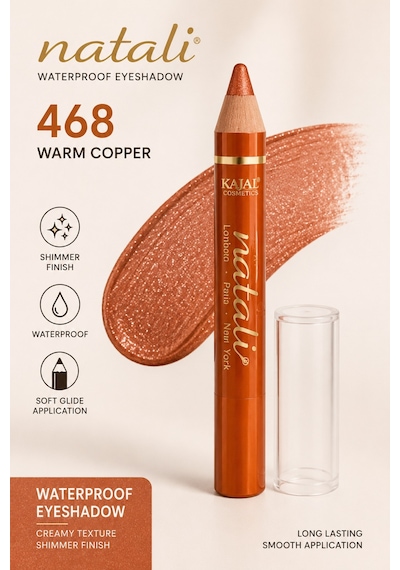 Natali Waterproof Göz Kalemi Ve Göz Farı No:468 Turuncu