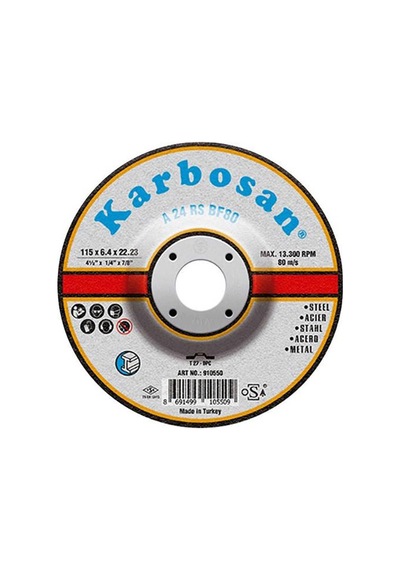 Karbosan Metal Nk Taşlama Taşı 115x6.4x22.23