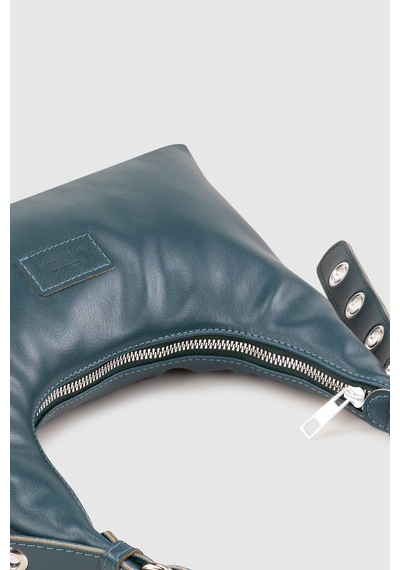 Housebags Std Kadın Petrol Yeşili Baguette Çanta 205 Klasik Petrol Yeşili Nova