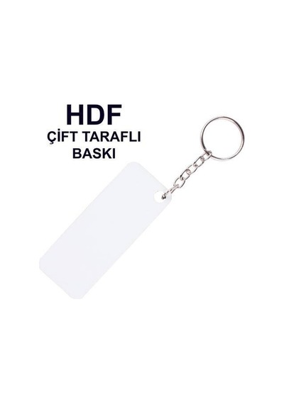 Hdf Çift Taraflı Anahtarlık - Dikdörtgen