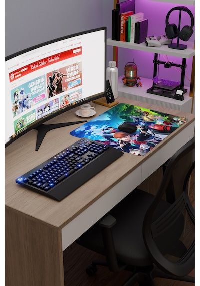 Persona 3 Kaymaz Dikişli Kauçuk Oyuncu Mousepad V1 - 48x40 Xl Gaming Mouse Pad Fare Altlığı
