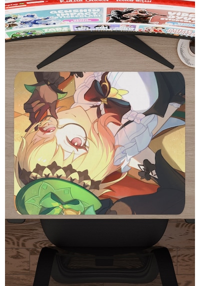 Emilie Genshin Impact Anime Gacha V4 - 48x40 Xl Gaming Mouse Pad Fare Altlığı