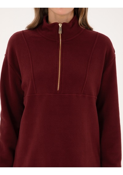 Pierre Cardin Kadın Vişne Sweatshirt 50314954-vr223 Vişne