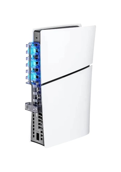Pg-p5s005 Ps5 Slim Disk-ps5 Slim Dijital Uyumlu 3 Kademeli Led Işıklı Arka Soğutucu Fan
