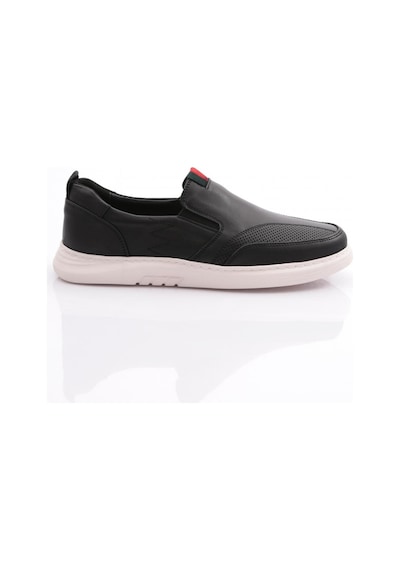 Dgn 6151 Erkek Yani Lastikli Sneaker Ayakkabi 6151-2505-R1534 Siyah
