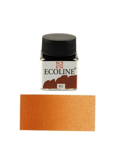 Talens Ecoline 30ml Burnt Sienna No 411