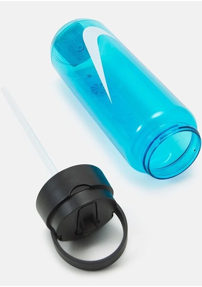 Nike Recharge Straw Pipet Bottle 24 Oz 0,71lt Bpa Free Bpa İçermeyen Pipetli Suluk Mavi Mavi