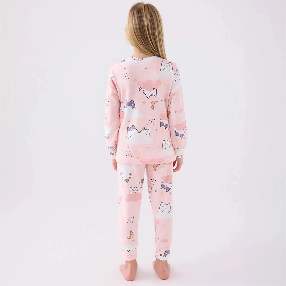 Rolypoly Rp3460c Kız Çocuk Kışlık Pijama Takım AÇIK PEMBE