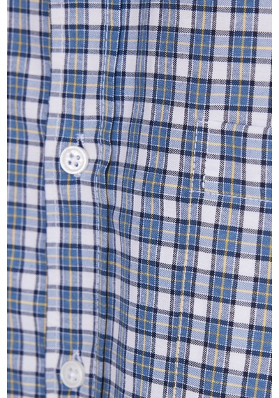Tudors Erkek Regular Fit Klasik Kesim Düğmeli Yaka Küçük Kareli Pamuklu Gömlek-50447 Çok Renkli Tudors Erkek Regular Fit Klasik Kesim Düğmeli Yaka Küçük Kareli Pamuklu Gömlek-50447 Çok Renkli