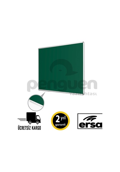 Penguen Alü. Çer. Duvara Monte Manyetik Kara Tahta 60X90