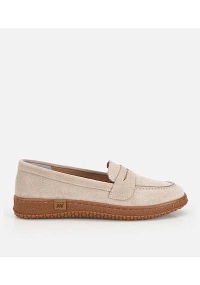 Hotiç Kadın Süet Deri Bej Yumuşak Tabanlı Günlük Loafer 01ayh320560a310 01ayh320560a310 Bej