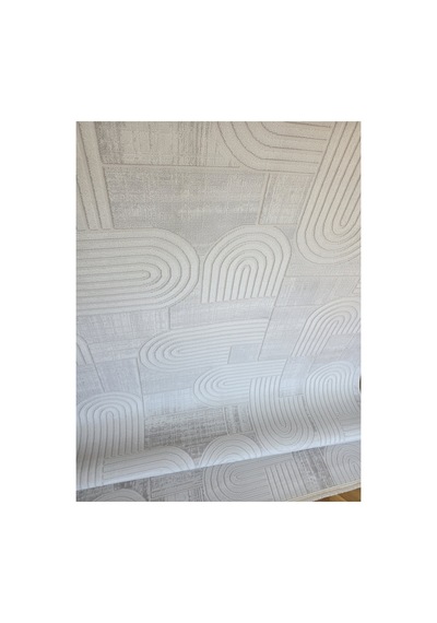 Badelya Home London 004 Krem Gri Bambu Akrilik Yumuşak Modern Özel Kesim Salon Koridor Halısı 004-krem/gri