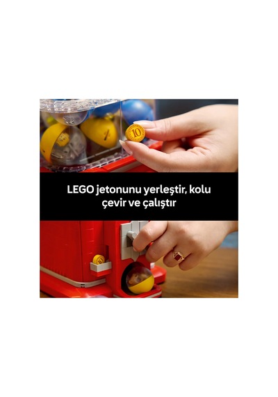 Ideas Minifigür Otomatı 21358 - Yetişkinler İçin Dekoratif Model Yapım Seti 1343p