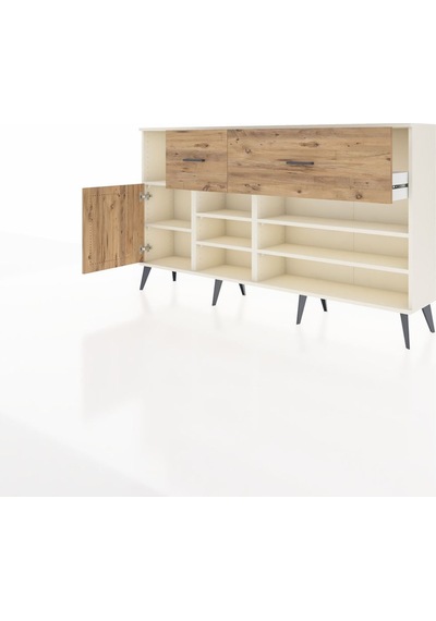 Arges Konsol 6 Raflı 2 Çekmeceli Tek Kapaklı 176x30x99 Aytaşı-çam Atlas Çam - Aytası Arges Konsol 6 Raflı 2 Çekmeceli Tek Kapaklı 176x30x99 Aytaşı-çam Atlas Çam - Aytası