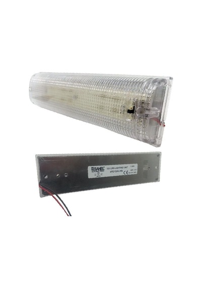 Sanel Lamba Ledli 12 V Beyaz Işık Anahtarlı 23.4cmx6.2cm 30 Led Spd1230lw.ab