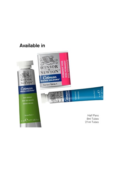 0303076 Cotman Aquarellfarbe, Ausgezeichnete Transparenz, Farbkraft Und Verarbeitungseigenschaften, 8 Ml Tube, Umbra Gebrannt